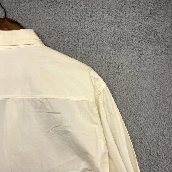 Vintage Looney Tunes Shirt Men's Medium White Sylvester Tweety Button Down 90s - Picture 12 of 16